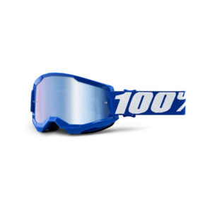 100% Strata 2 Goggle - Blue Mirror Blue Lens